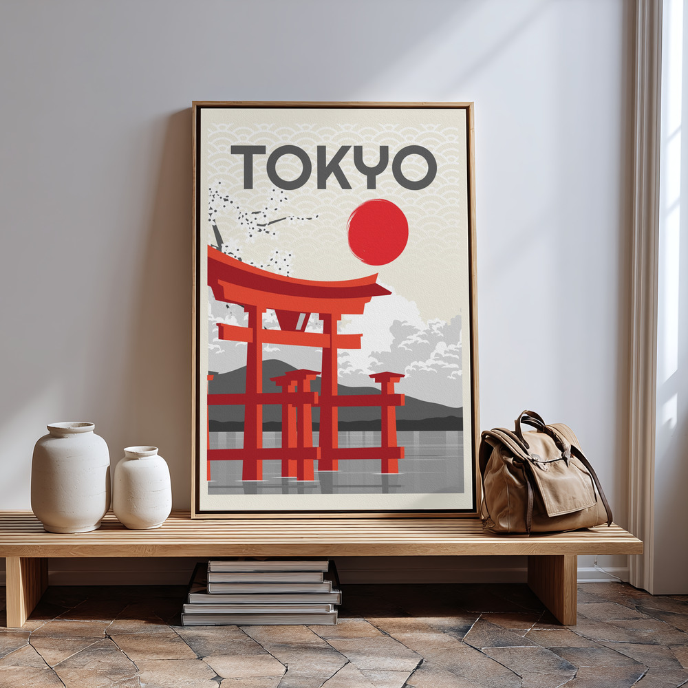Toile - Tokyo Sun à l'entrée