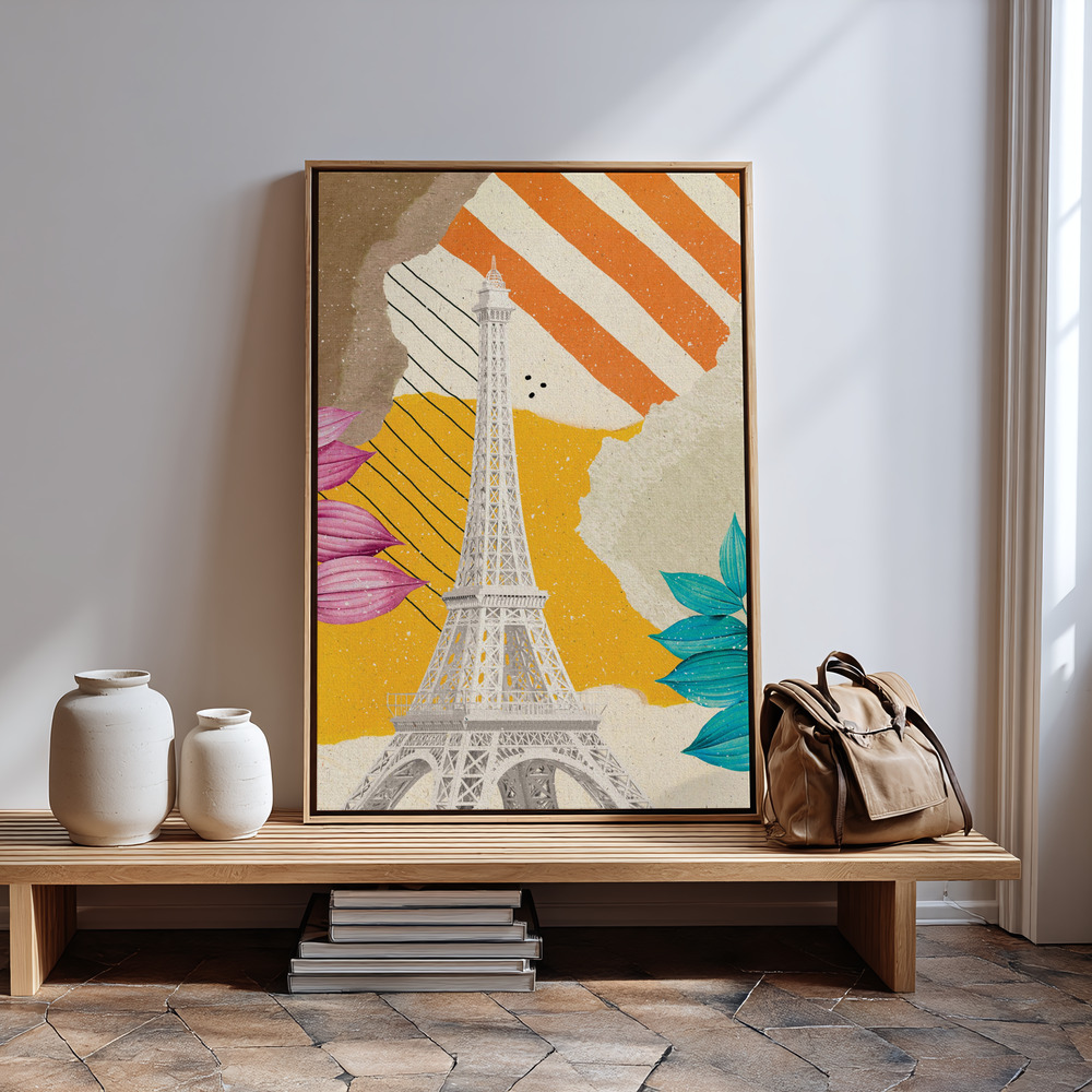 Canvas schilderi - Spring in Paris in guest room