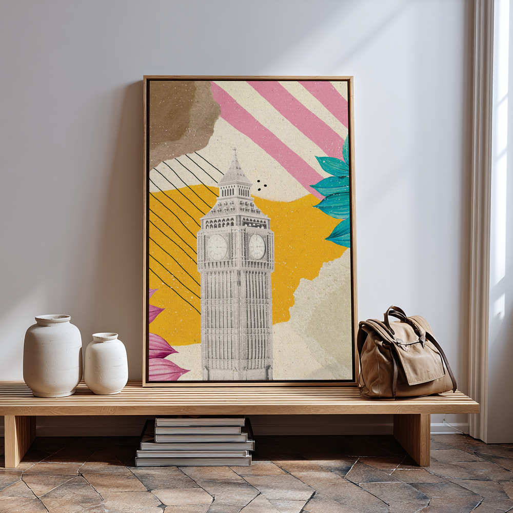 Canvas schilderi - London Vibes in guest room
