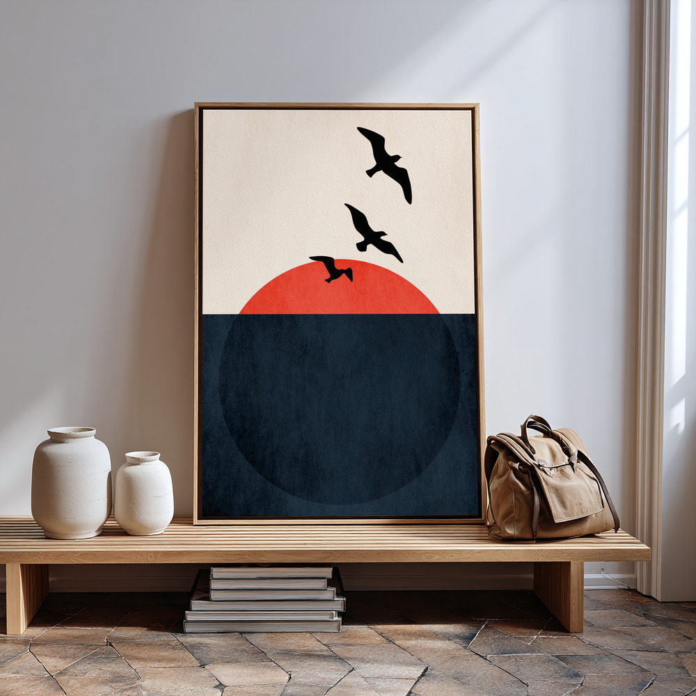 Canvas print - Sunset Breeze in guest room