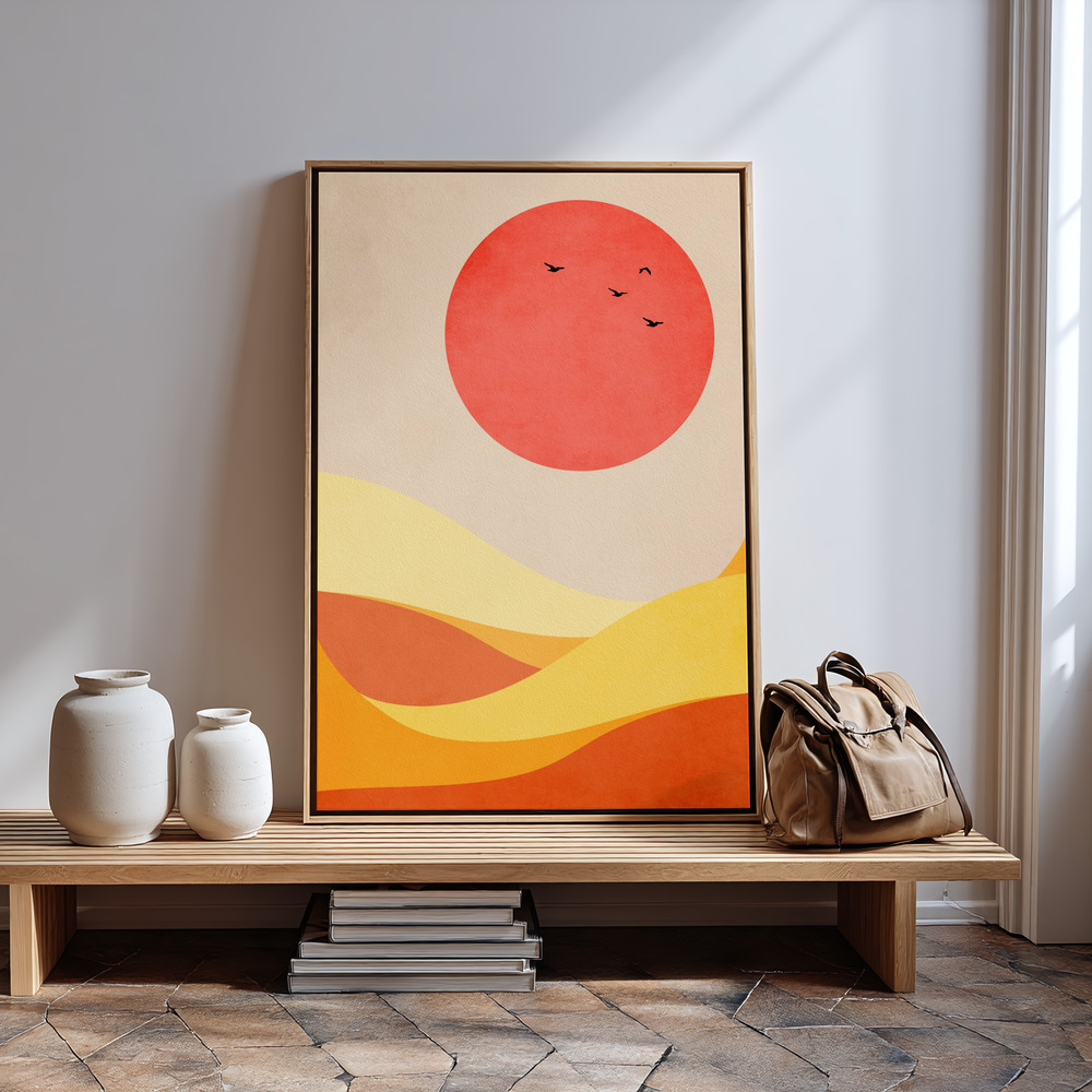 Canvas print - Sweet Harmony in guest room