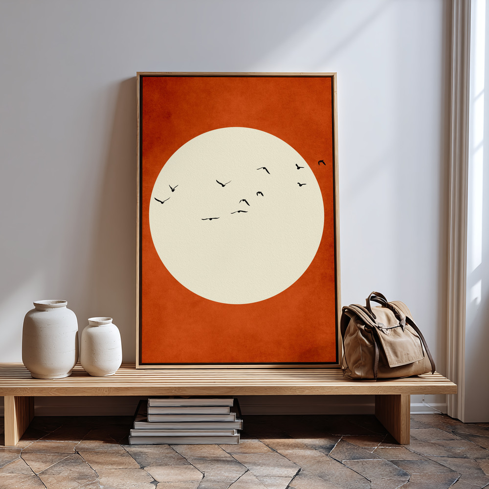 Canvas print - Warming Feelings in guest room
