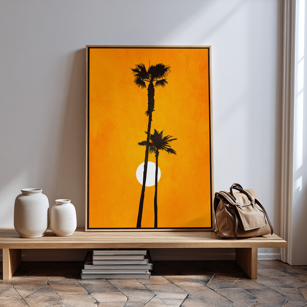 Canvas print - Sunshine Paradise in guest room