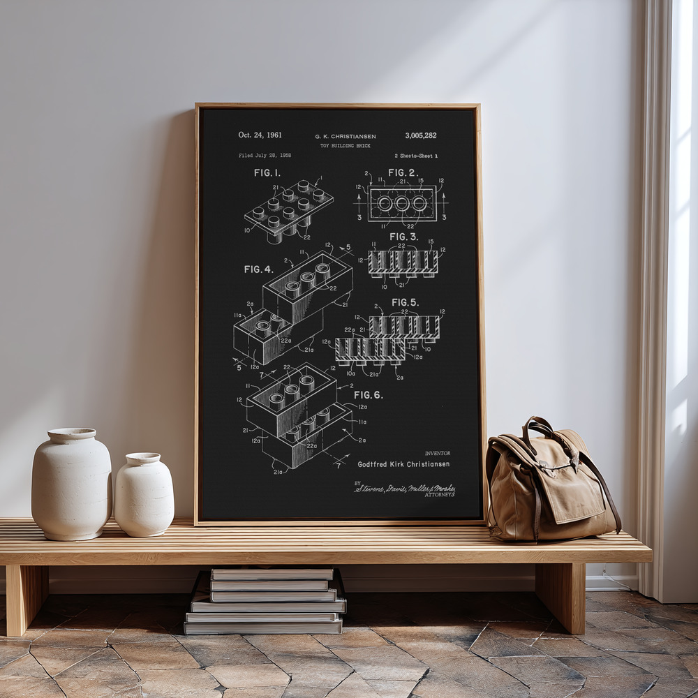 Canvas print - Lego Nº2 in guest room