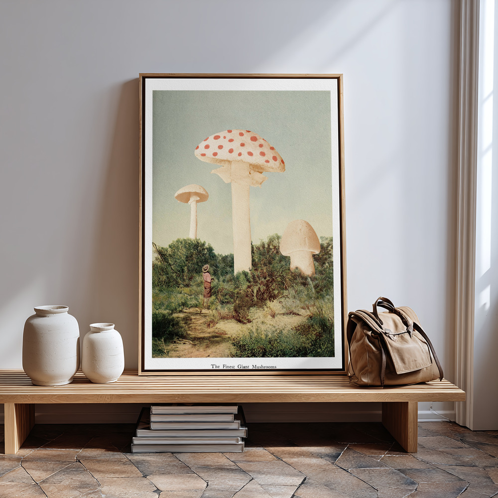 Stampe su tela - The Finest Giant Mushroom in guest room