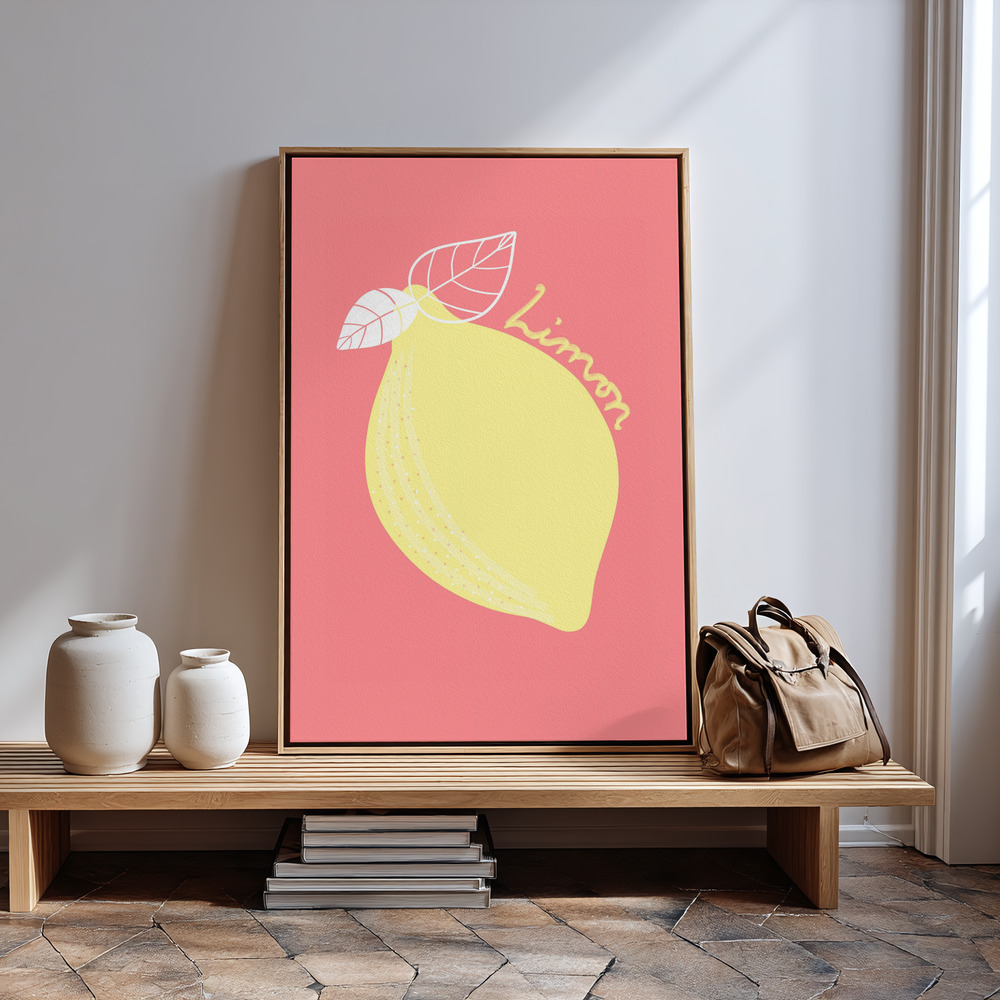Canvas schilderi - Limon bij de ingang