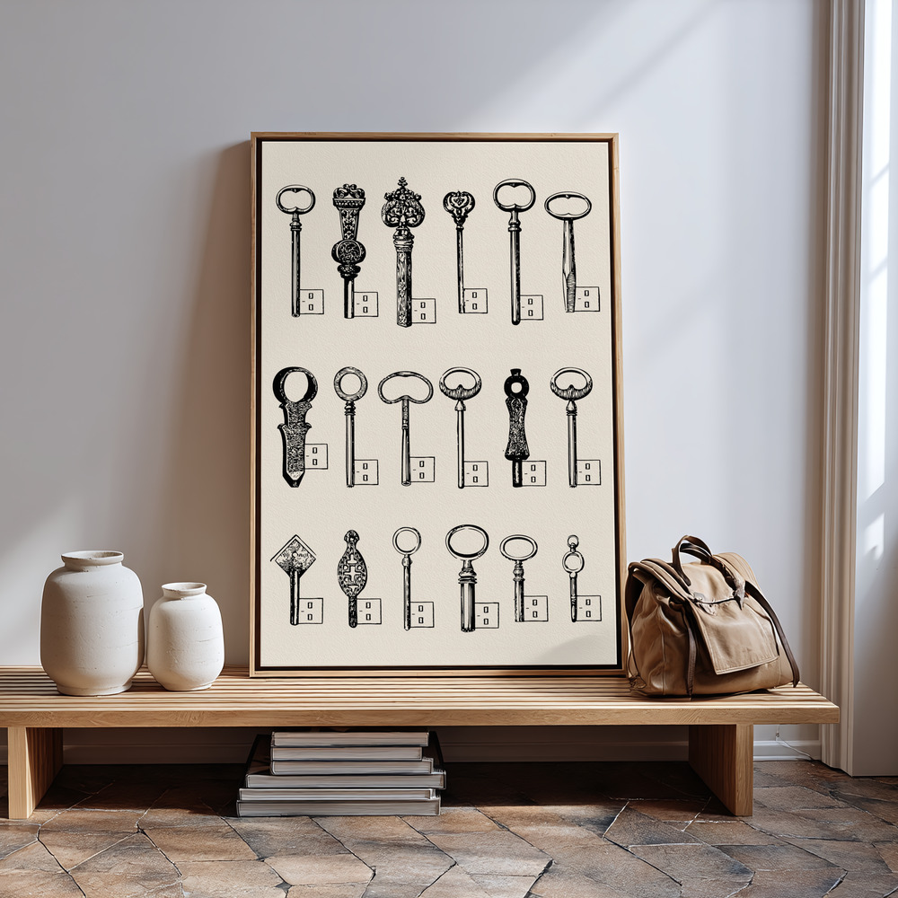 Toile - Usb Keys à l'entrée