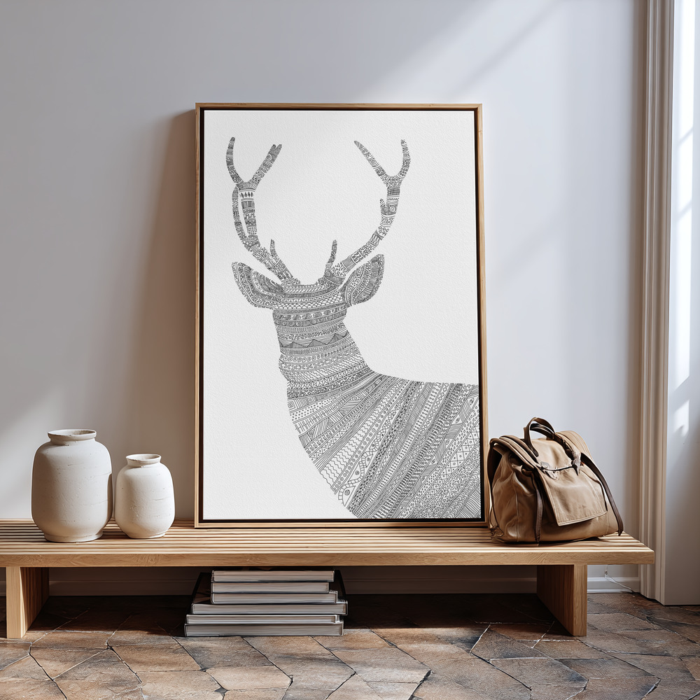 Toile - Stag White à l'entrée