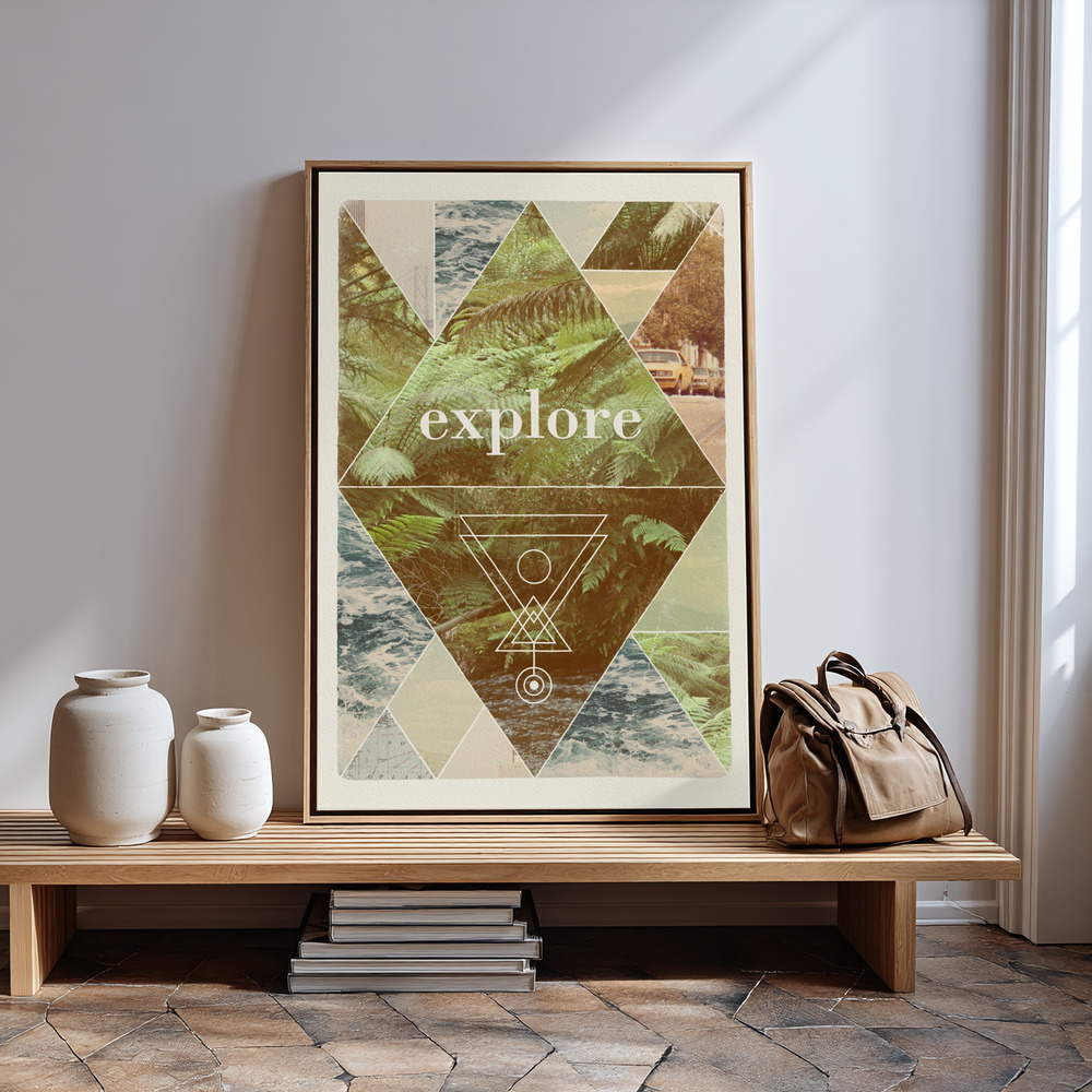 Canvas schilderi - Explore Ii   A1 in guest room