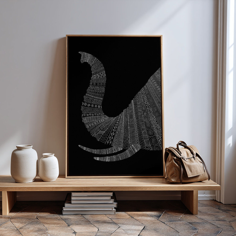 Canvastavla Elephant Nº2 - Tavla in guest room