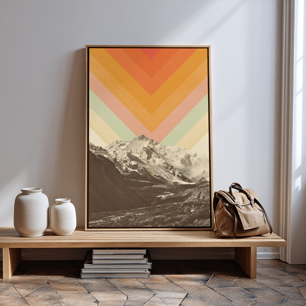 Canvas schilderi - Mountainscape Nº2 bij de ingang