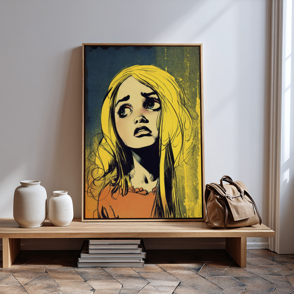 Canvas print - Don`t Worry by the entrance