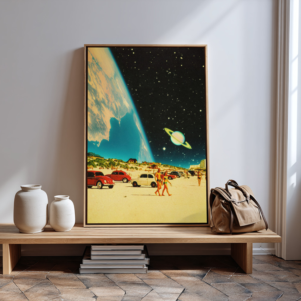 Leinwandbild - Galaxy Beach in guest room