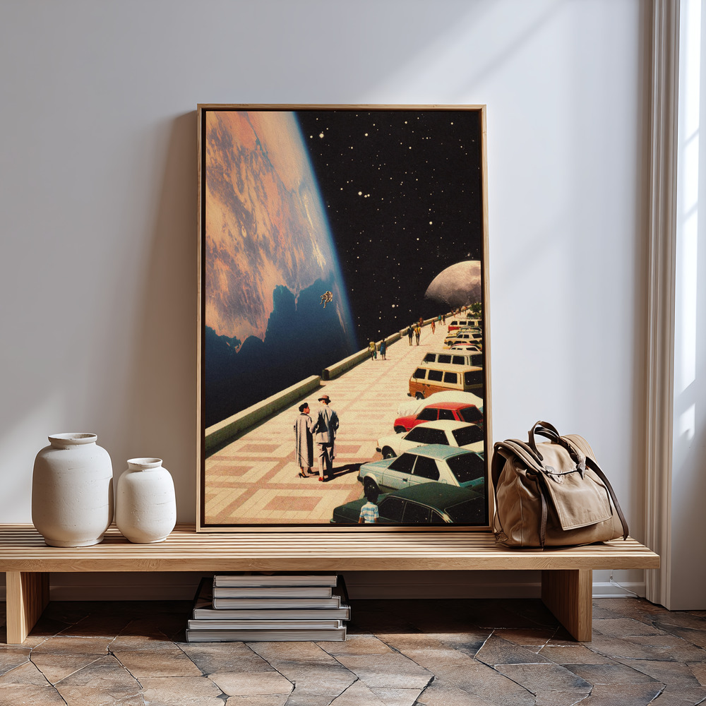 Canvas schilderi - Space Promenade bij de ingang
