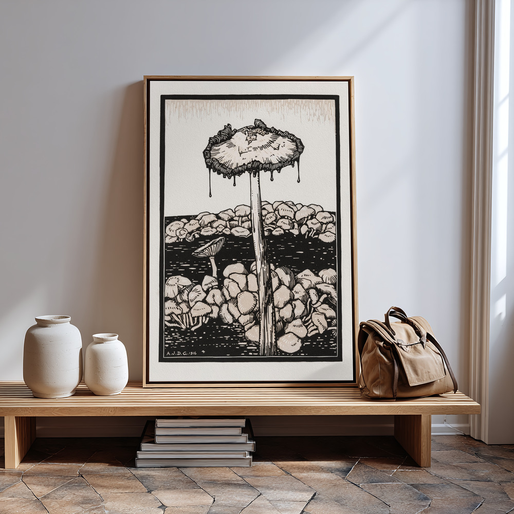 Canvas taulu - Dripping Mushroom 1916 sisäänkäynnin luona