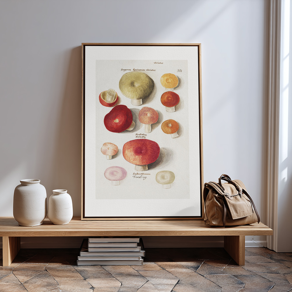 Canvas print - Boleten, Boletales Standing by the entrance