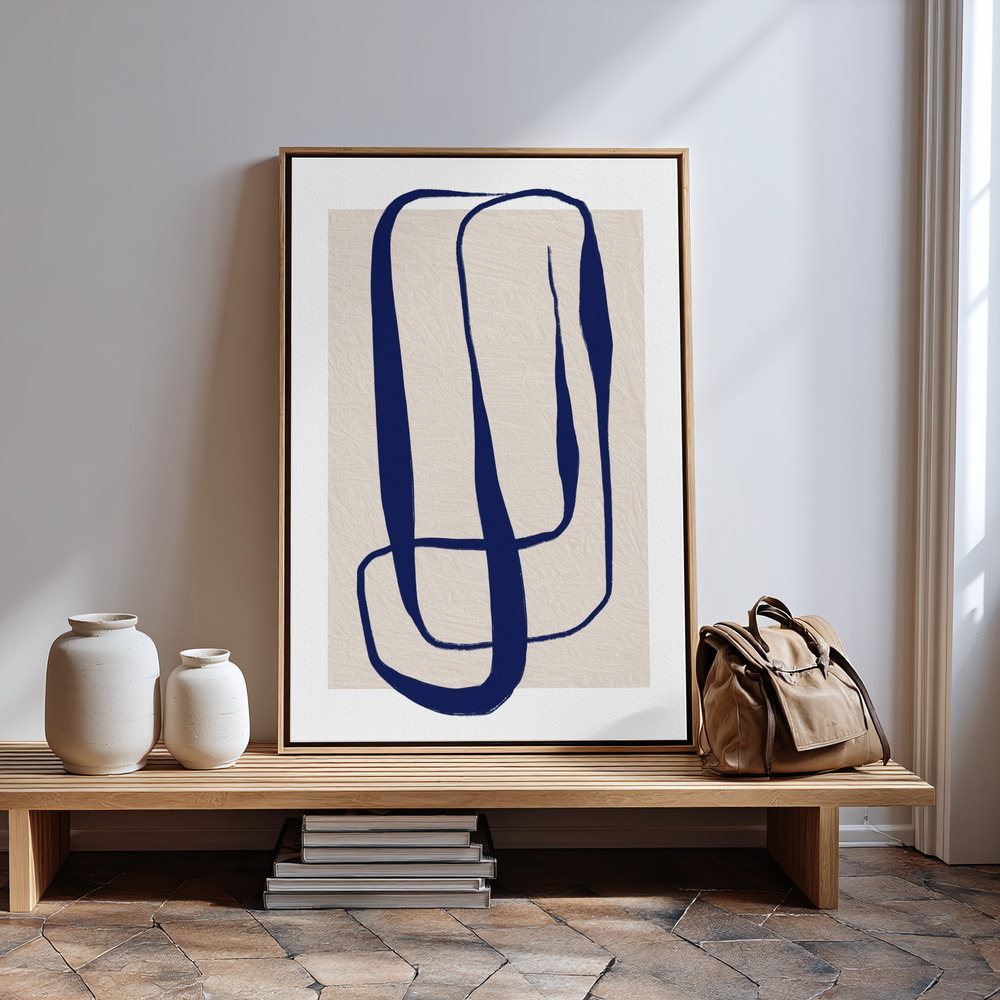 Canvas print - Feeling of Patience-3 in guest room