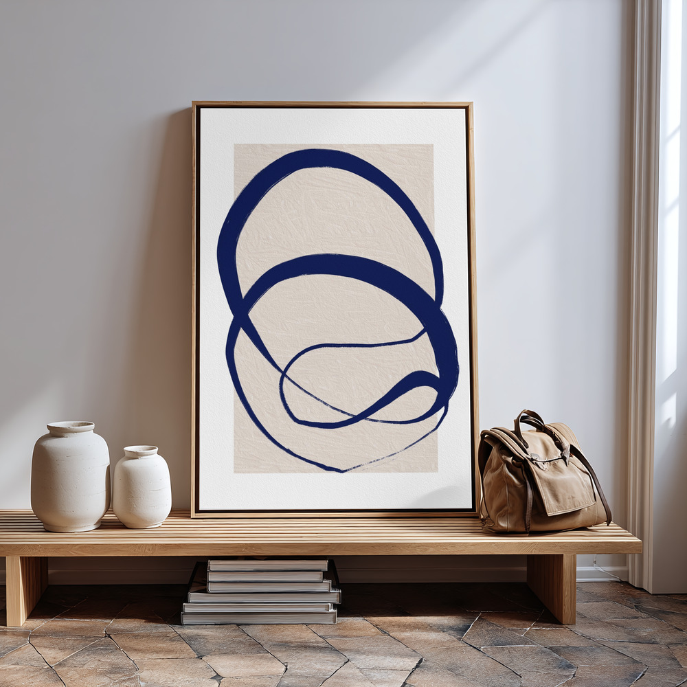 Canvas print - Feeling of Patience-1 in guest room