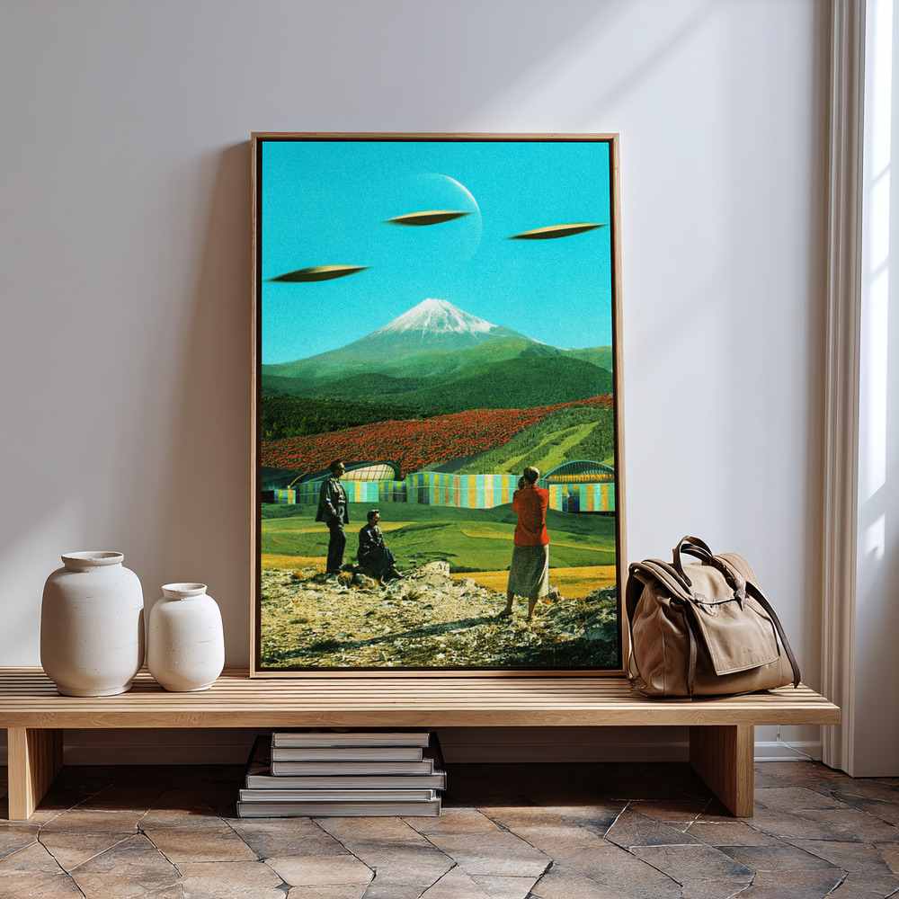 Stampe su tela - An Alien Invasion in guest room