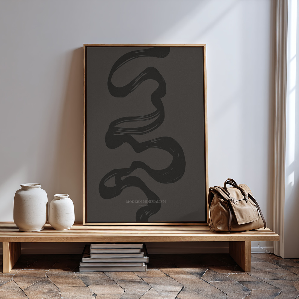 Canvas schilderi - Modern Minimalism in guest room