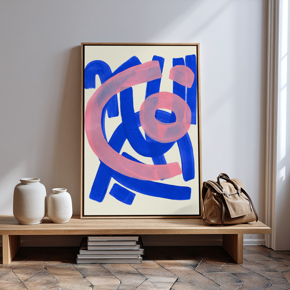 Canvas schilderi - Funky Beat bij de ingang