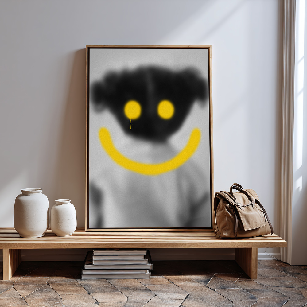 Canvas print - Smile II in guest room