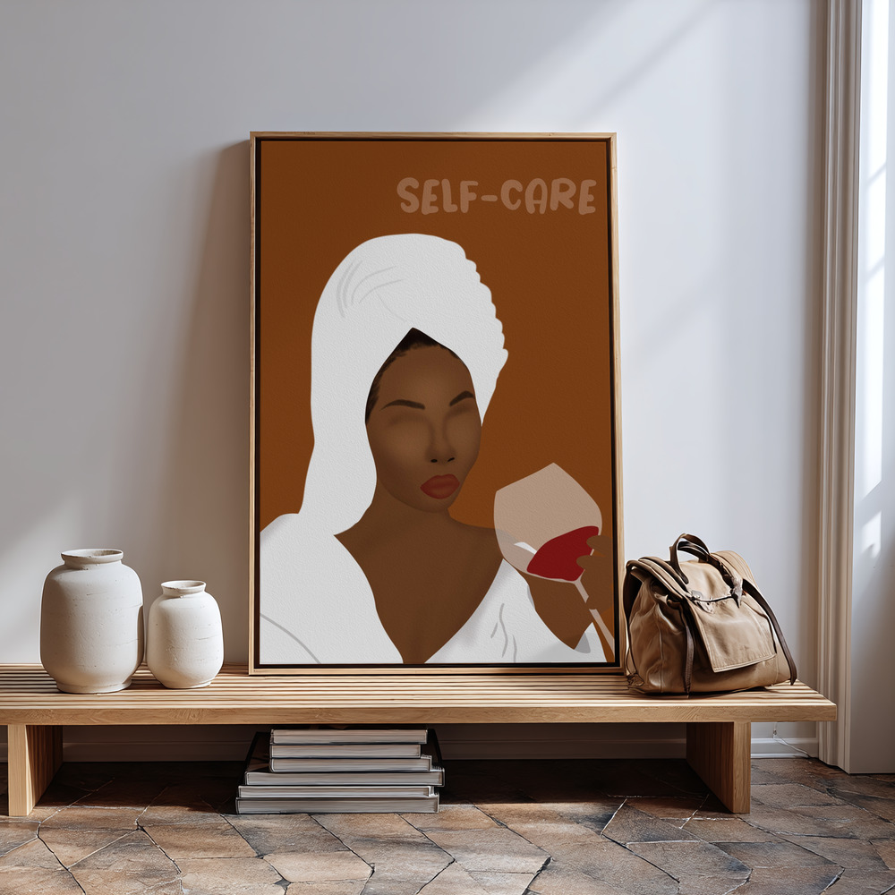 Canvas print - Self-Care in guest room