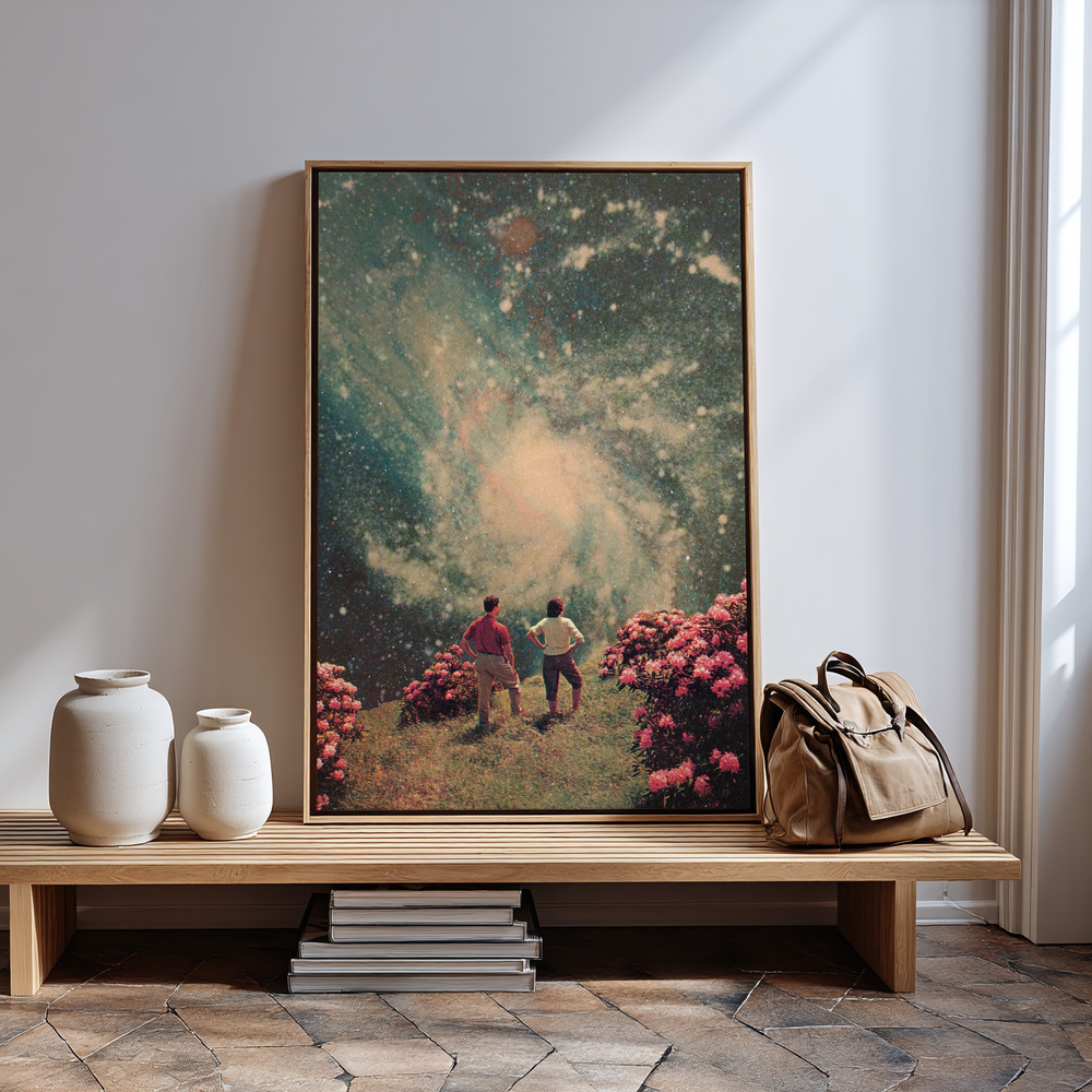 Leinwandbild - There Will Be Light In the End in guest room