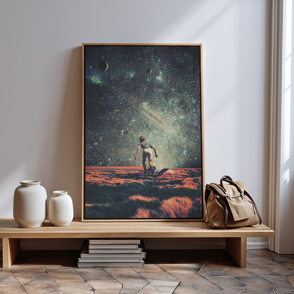 Leinwandbild - Nostalgia in guest room