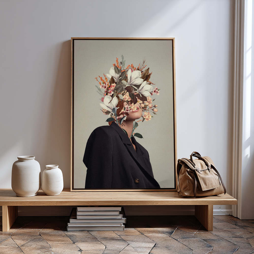 Canvas print - Infinite Moments Infinite Autumns in guest room