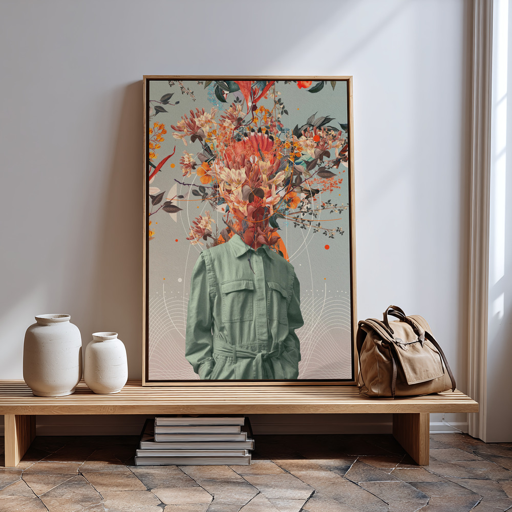 Canvas print - You Smell Like Home in guest room