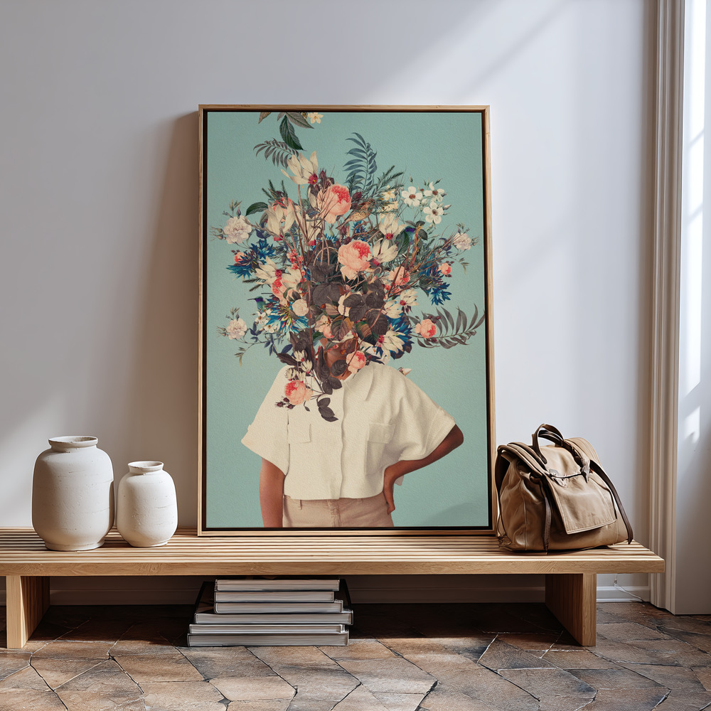 Canvas print - Thank God It's Spring in guest room