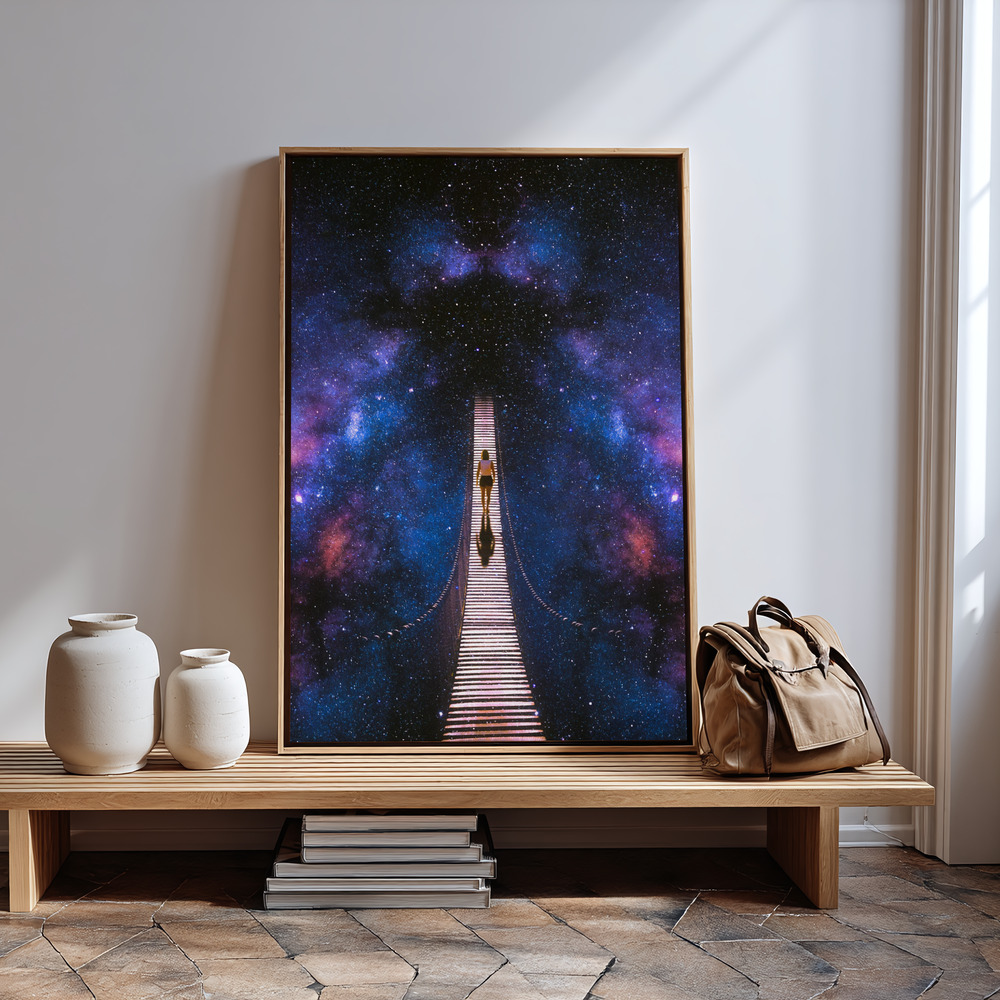 Canvas print - Infinity in guest room