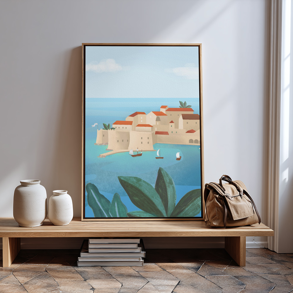 Obraz na płótnie - Dubrovnik City przy wejściu