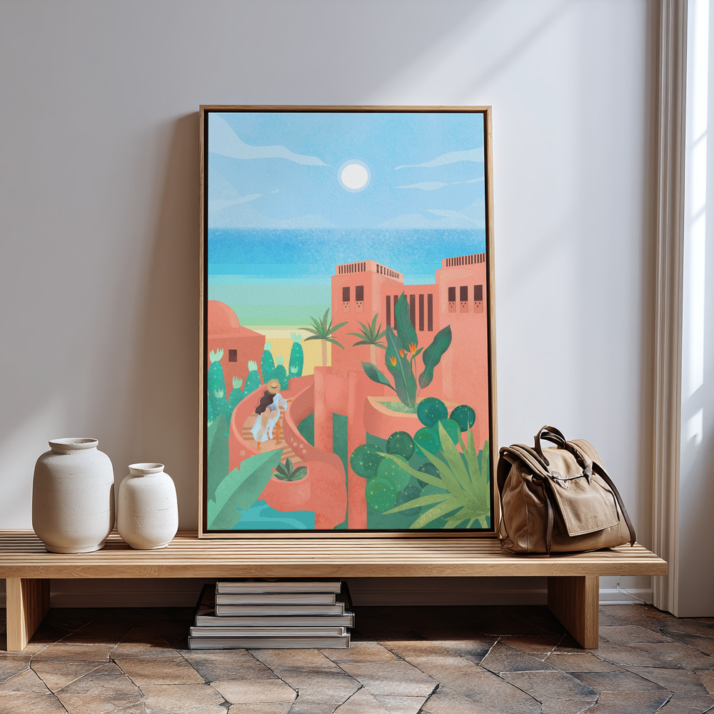Canvas print - Canary Islands in guest room