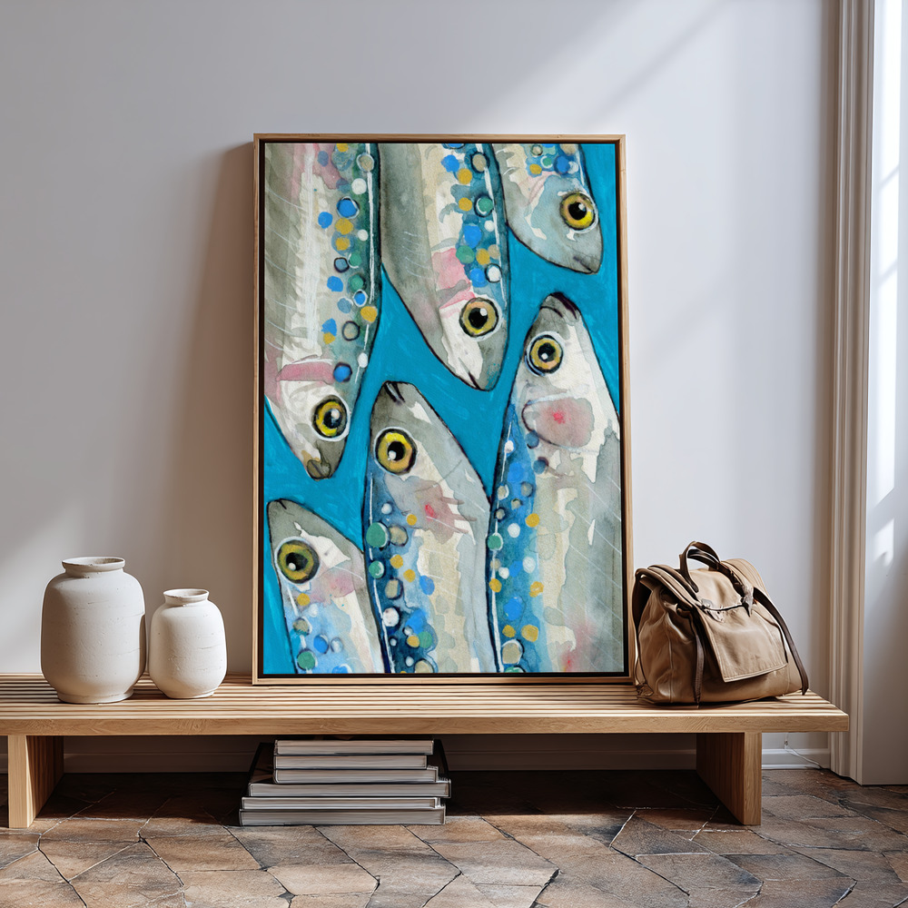 Canvas print - Fishes in guest room