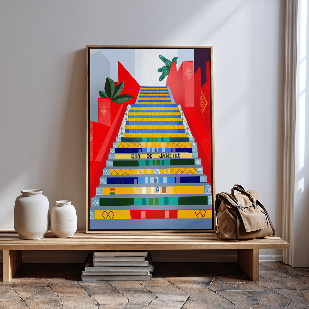 Canvas schilderi - Rio de Janeiro bij de ingang