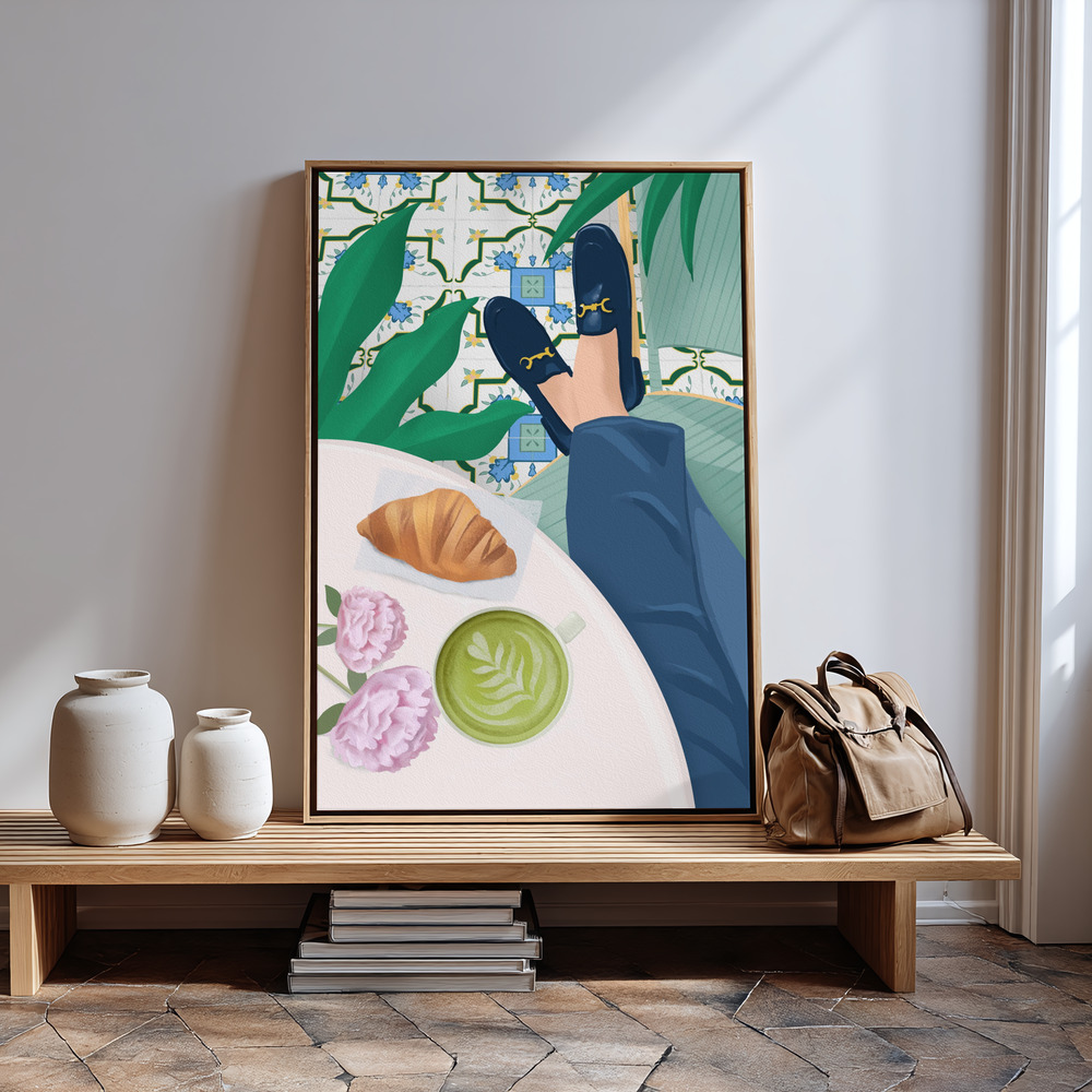 Lærred - Cafe in guest room