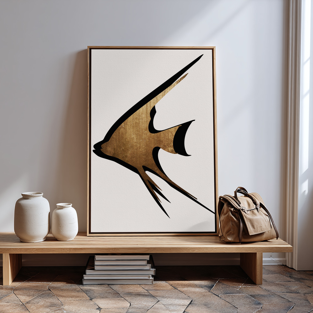 Canvas print - Gold Fish in guest room