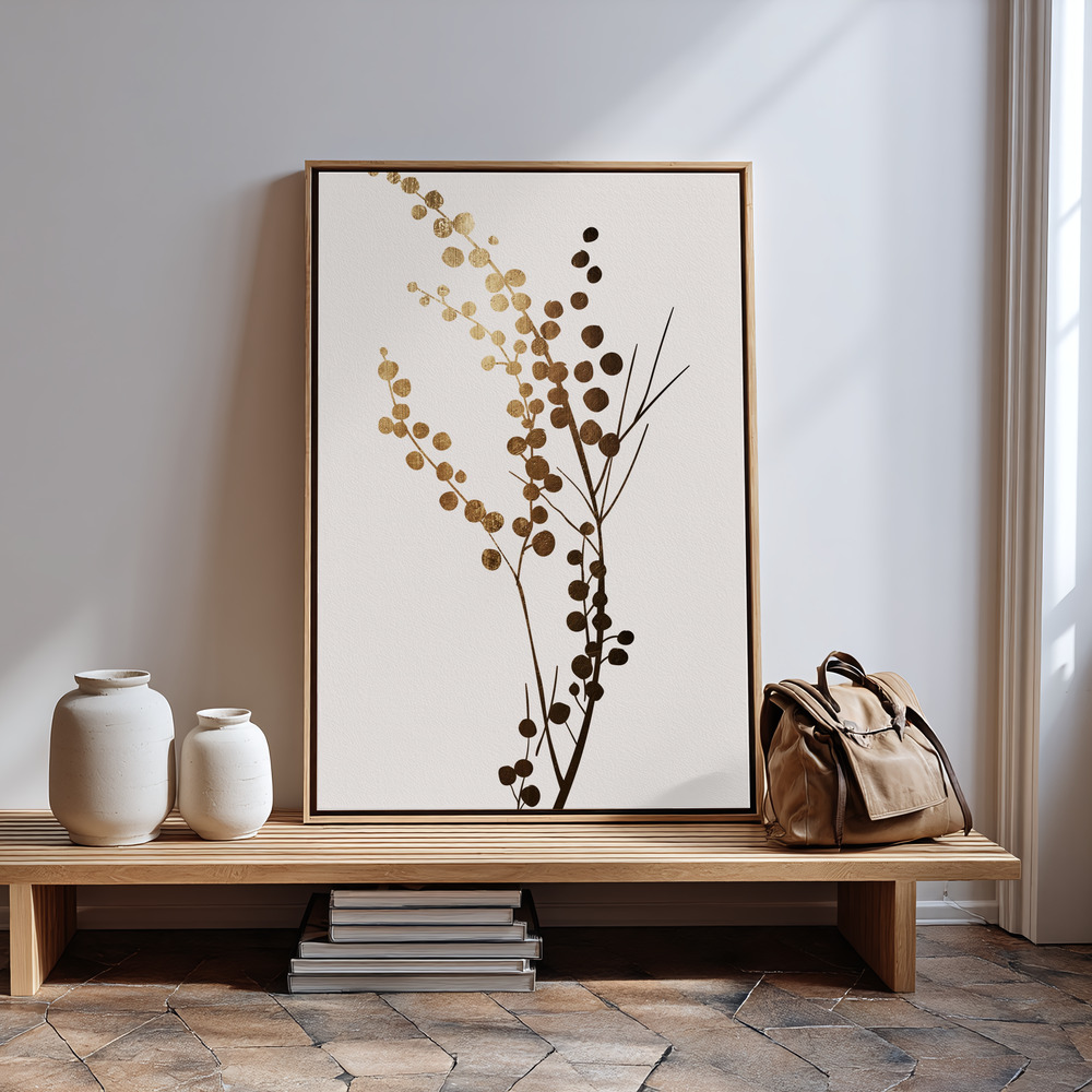 Canvas taulu - Golden Brench  1 sisäänkäynnin luona