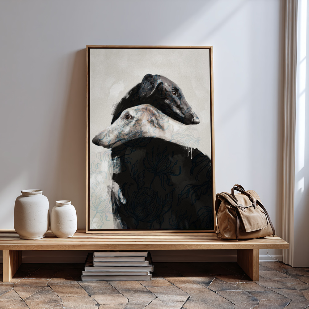 Canvas schilderi - At All Times III in guest room