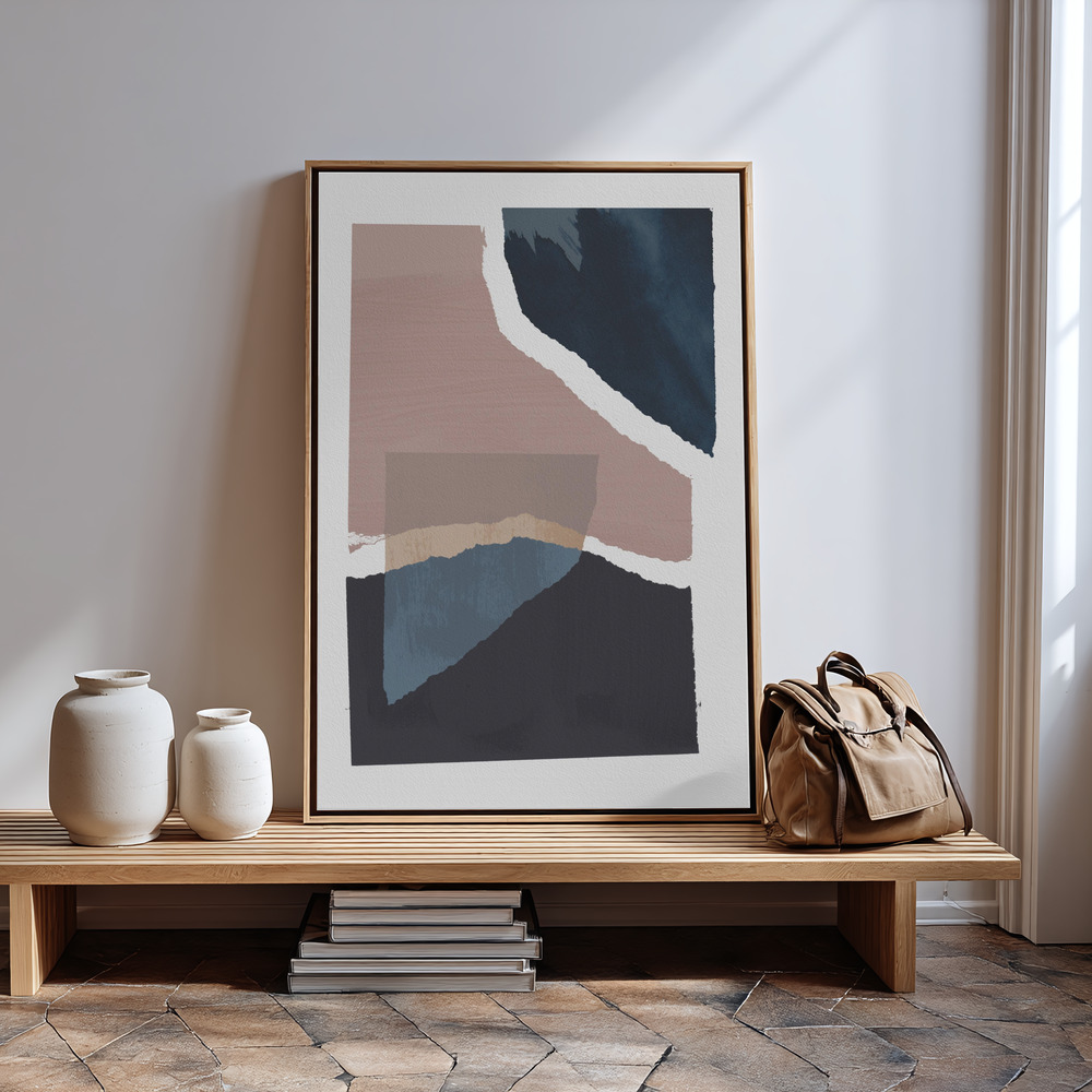 Canvas print - Pieces 13 by the entrance