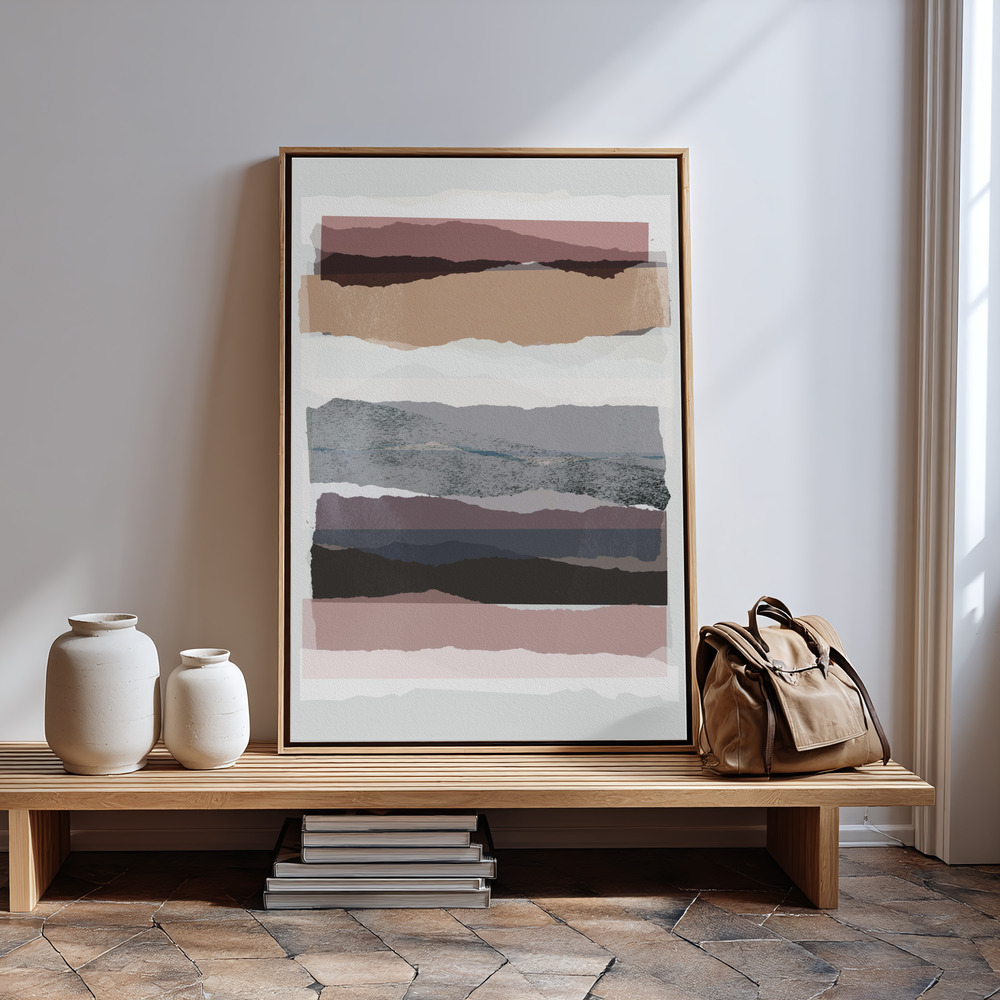 Canvas print - Pieces 16 in guest room