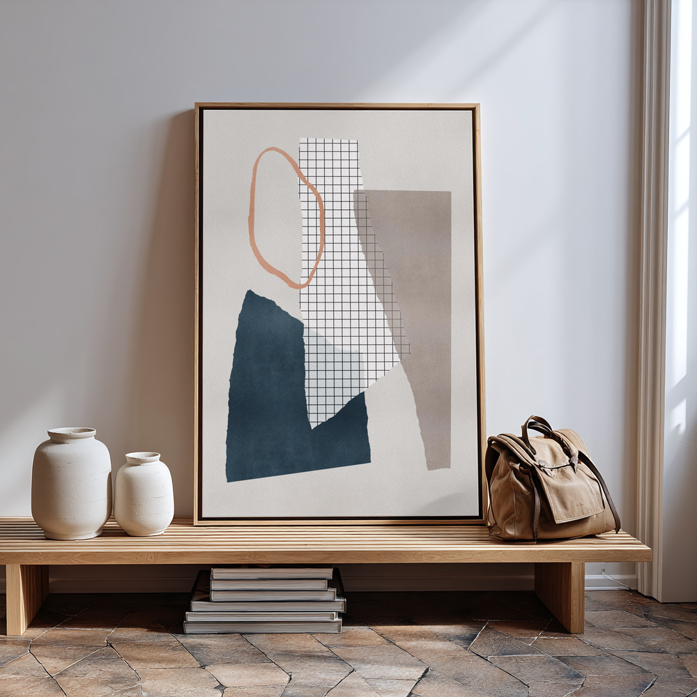 Canvas print - Pieces 18 by the entrance