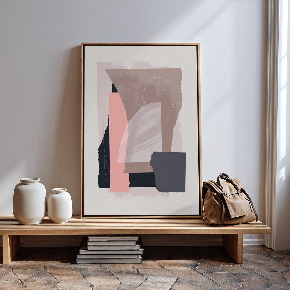 Canvas print - Pieces 15 in guest room