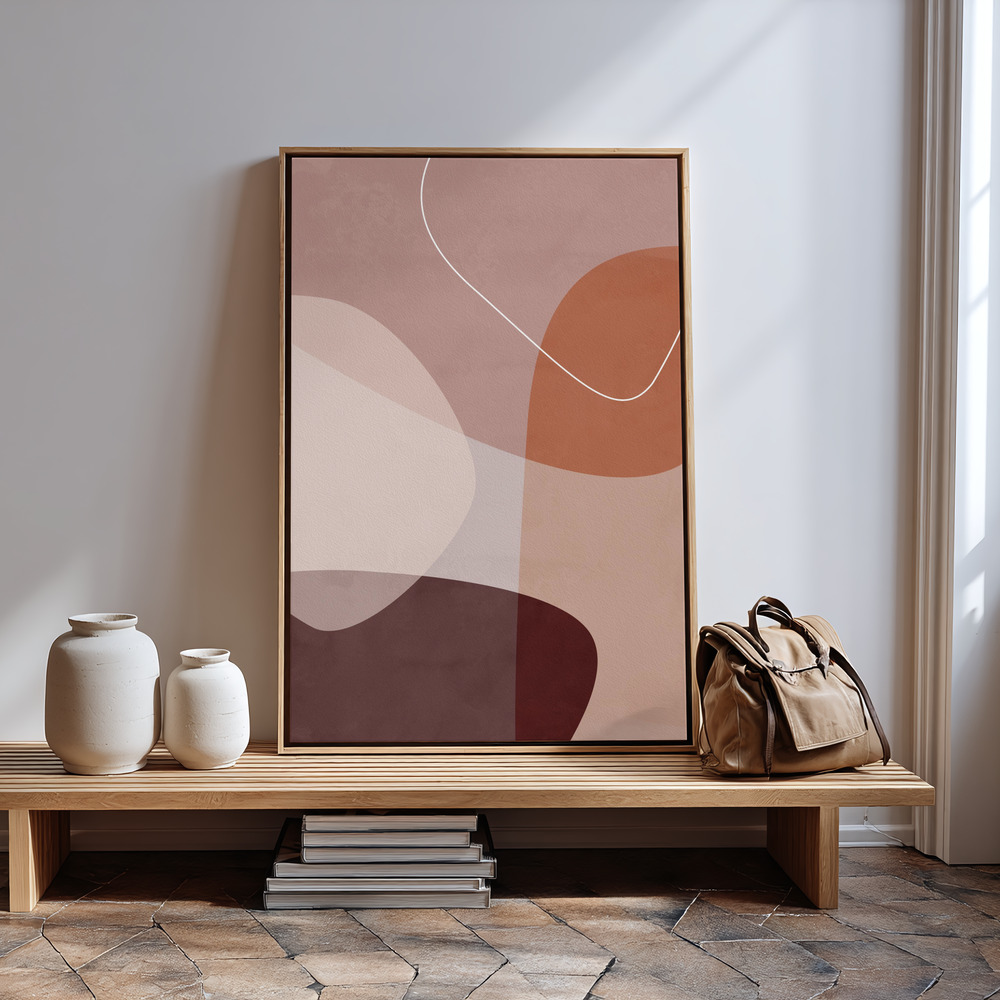 Canvas schilderi - Graphic 211X bij de ingang
