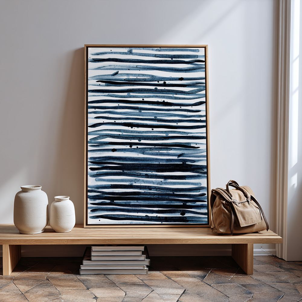 Canvas print - Watercolors 9 in guest room