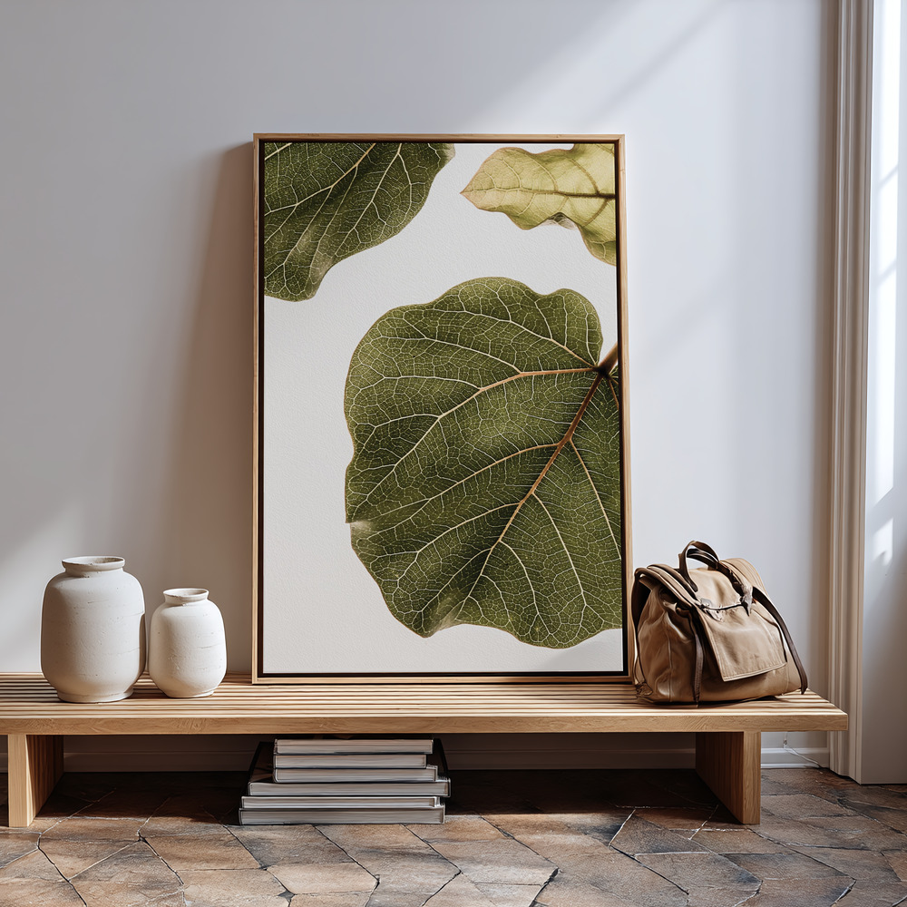 Canvas print - Abutifolia No2 in guest room