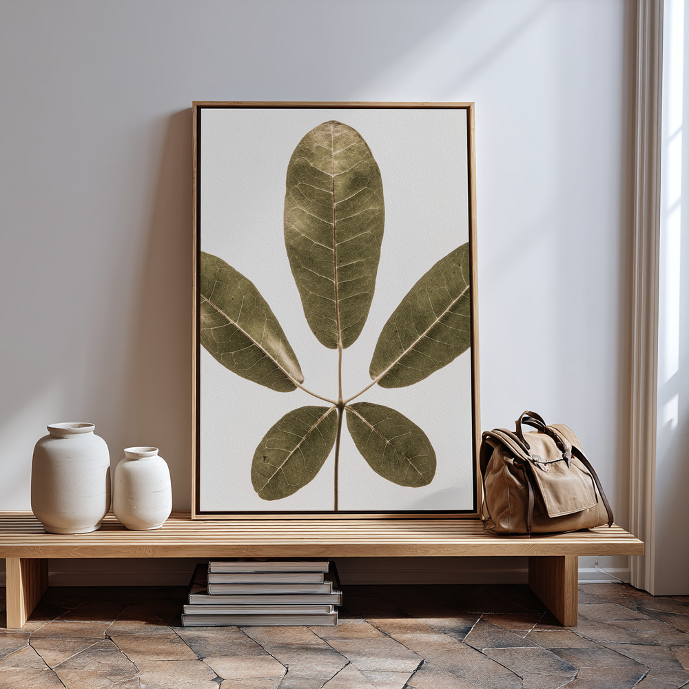 Canvas schilderi - Autum Leaf bij de ingang
