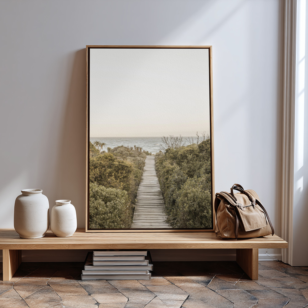 Canvas print - Boardwalk in guest room
